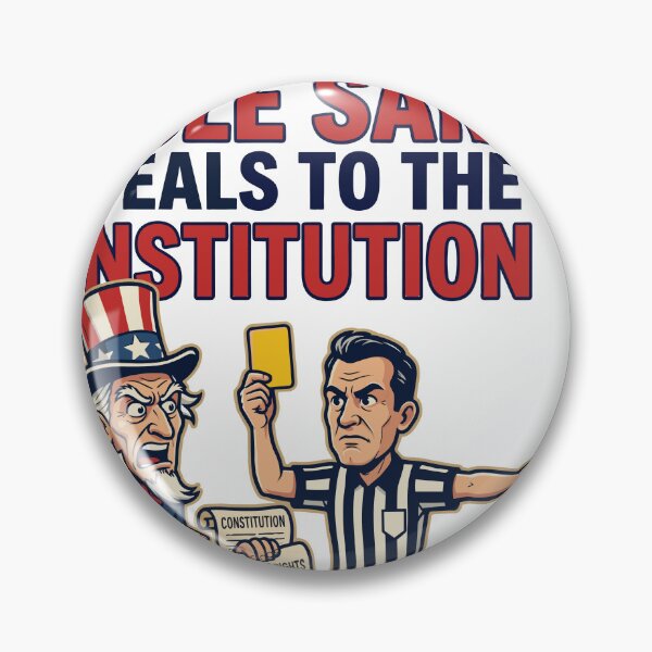 Item preview, Yellow Card Uncle Sam Appeals to Constitution V1 designed and sold by 1RSN.