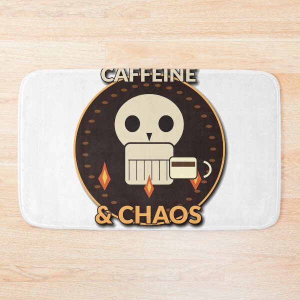 Item preview, Caffeine & Chaos designed and sold by Cozy Oddities Studio.