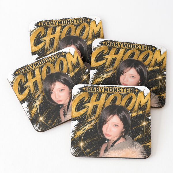 Item preview, Asa BABYMONSTER Choom Black Gold designed and sold by Valereekmerch.