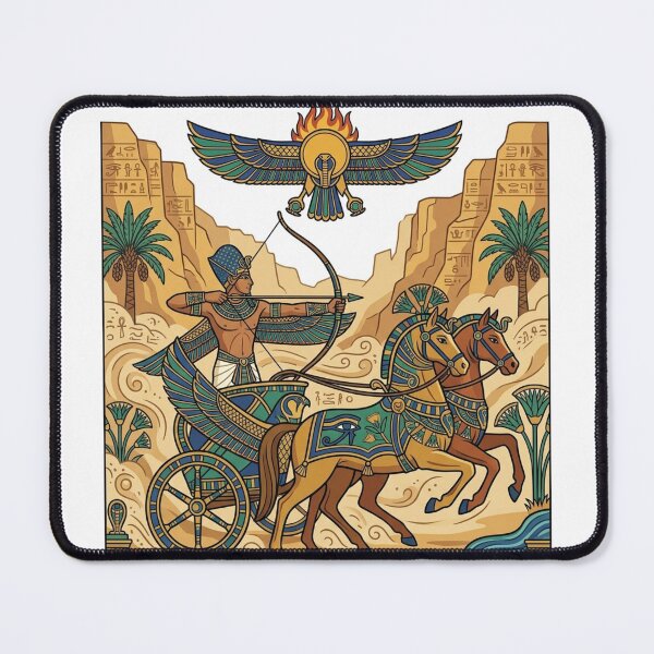 Item preview, Ultimate Ancient Egyptian Mythology Mega Collection - Vintage Chariot Warfare, Cyberpunk Nile & Sci-Fi Cosmic Pharaoh Graphics Bundle designed and sold by Queen Cleopatra.
