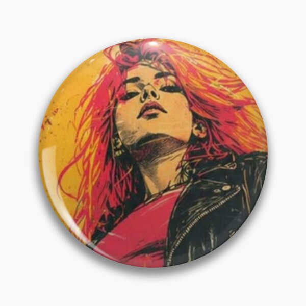 Item preview, Rebel Punk Girl Fiery Sunset Comic Art Poster designed and sold by UhuCriei .