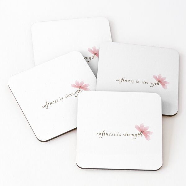 Item preview, Softness Is Strength Minimalist Feminine Aesthetic Design designed and sold by Yvisimplelife.