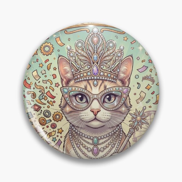 Item preview, Cute Circus Cat Queen Carnival Lover Feminine Festival Gift designed and sold by Im-Ara.