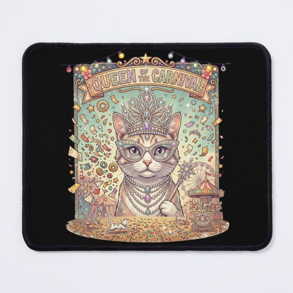 Item preview, Cute Circus Cat Queen Carnival Lover Feminine Festival Gift designed and sold by Im-Ara.