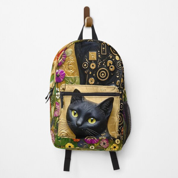 Item preview, Klimt Cat in Flower Garden designed and sold by Vicky Brago-Mitchell®.