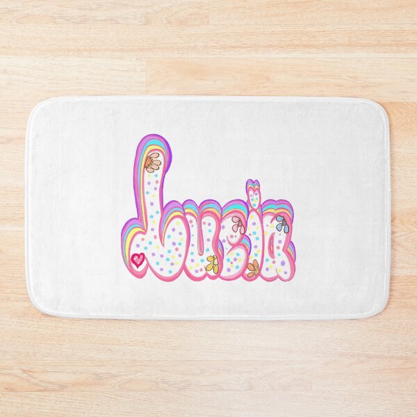 Item preview, Lucia Name Pastel Sprinkles Cute Custom Bubble Letters designed and sold by Artonmytee.