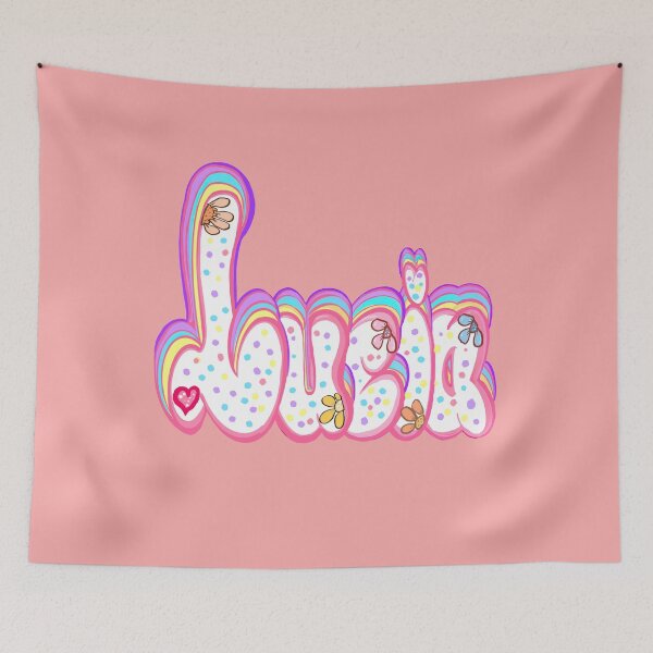 Item preview, Lucia Name Pastel Sprinkles Cute Custom Bubble Letters designed and sold by Artonmytee.