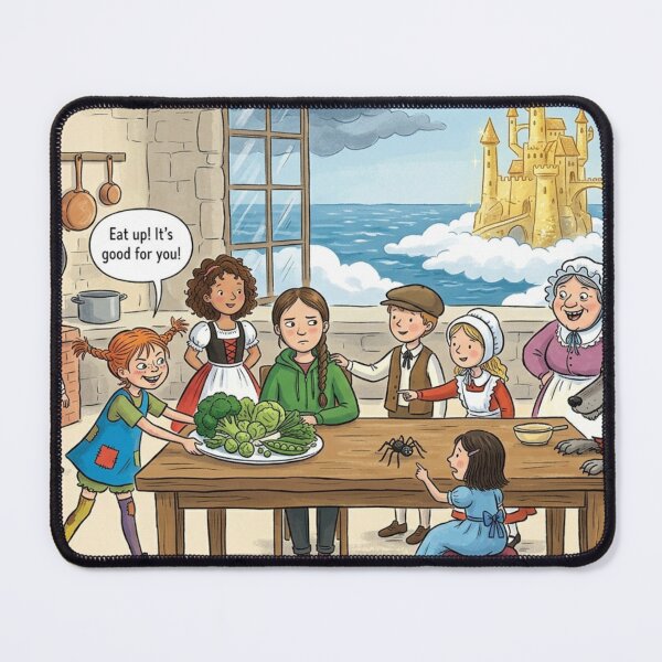 Item preview, Fairy Tale Nursery Rhyme: Greta Thunberg and Characters designed and sold by Uniqueartai.