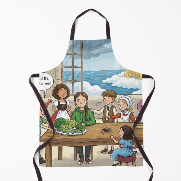 Item preview, Fairy Tale Nursery Rhyme: Greta Thunberg and Characters designed and sold by Uniqueartai.