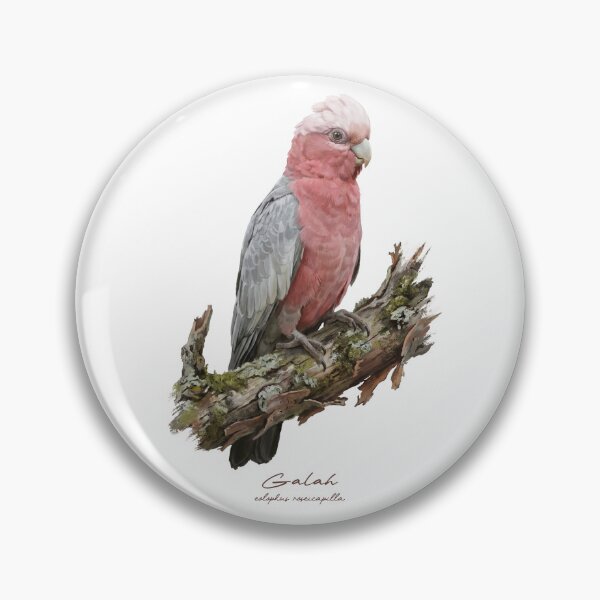 Item preview, Galah Parrot on Rustic Branch designed and sold by Takeda-art.