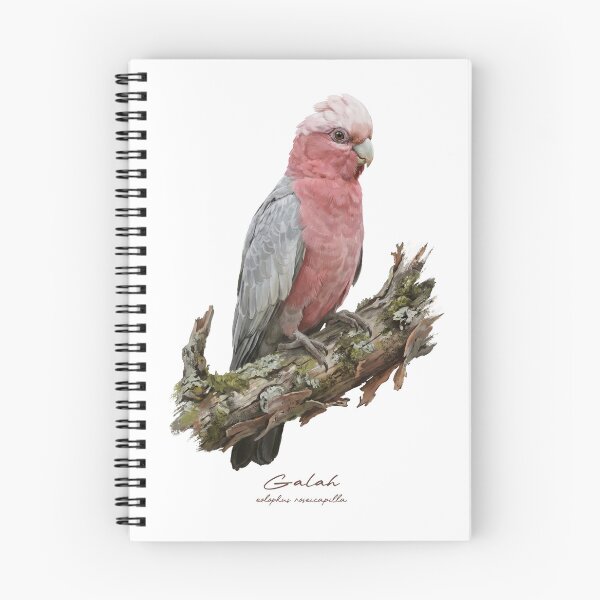 Item preview, Galah Parrot on Rustic Branch designed and sold by Takeda-art.