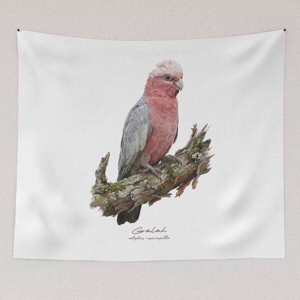 Item preview, Galah Parrot on Rustic Branch designed and sold by Takeda-art.