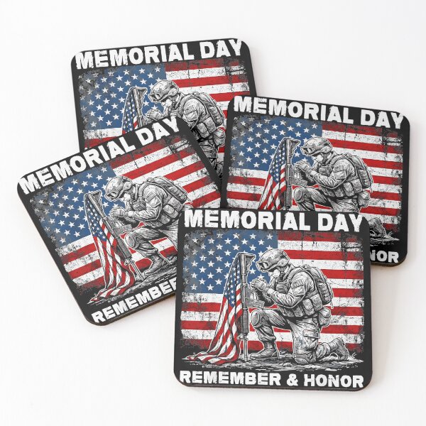 Item preview, Memorial Day Remember & Honor Patriotic American Veteran designed and sold by QuentinHarrow.
