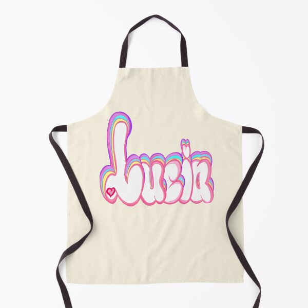 Item preview, Lucia Name Pastel Cute Layered Retro Bubble Letters designed and sold by Artonmytee.