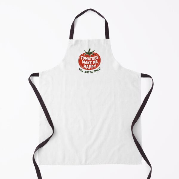 Item preview, Tomatoes make me happy, you not so much sarcastic funny gardening vintage retro eroded green thumbs design designed and sold by bard-art.