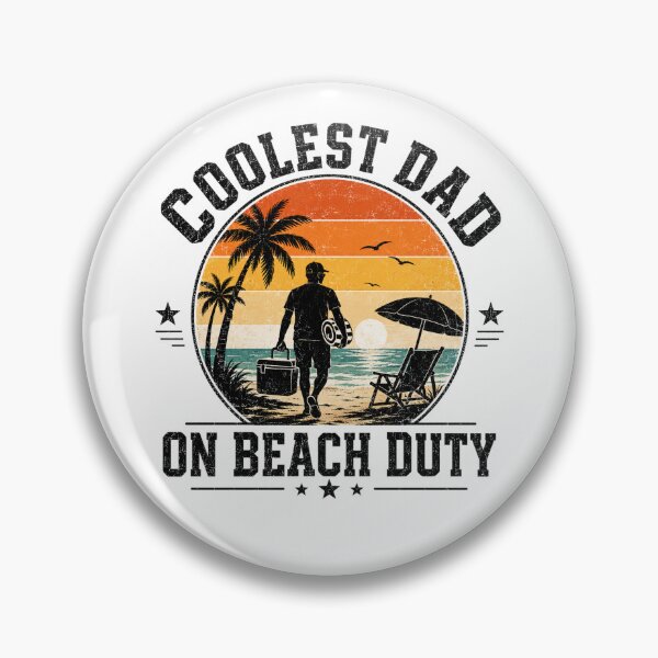 Item preview, Coolest Dad On Beach Duty designed and sold by the-dovlat.