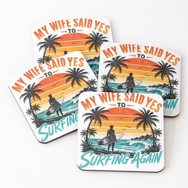 Item preview, My Wife Said Yes To Surfing designed and sold by the-dovlat.