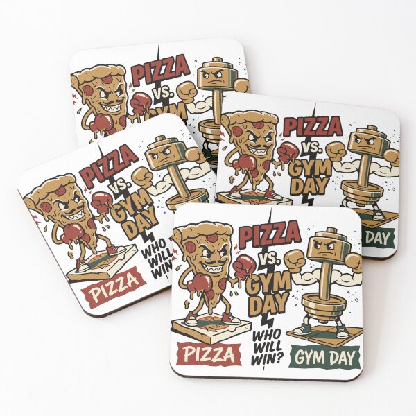 Item preview, Pizza vs. Gym Day — Who Will Win V2 designed and sold by 1RSN.