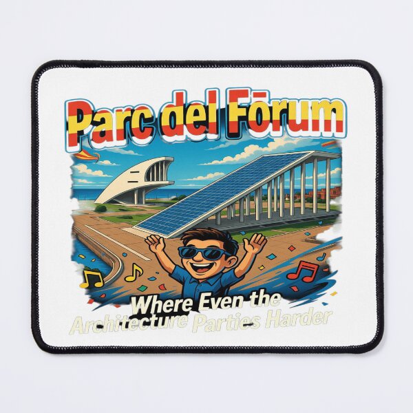 Item preview, Parc del Fòrum Funny Travel Shirt – Even the Buildings Have Better Angles Than Me | Barcelona Architecture Humor Tee designed and sold by Sushikidsntod.