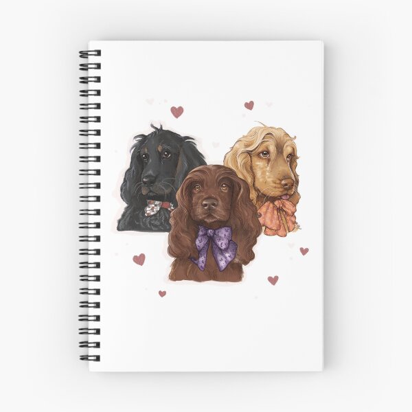 Item preview, Bow Tie Cocker Spaniel Trio designed and sold by sanctuarystudio.