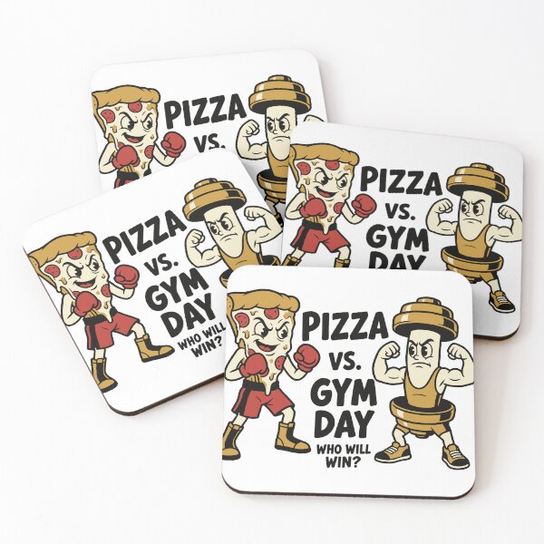 Item preview, Pizza vs. Gym Day — Fighter Edition designed and sold by 1RSN.