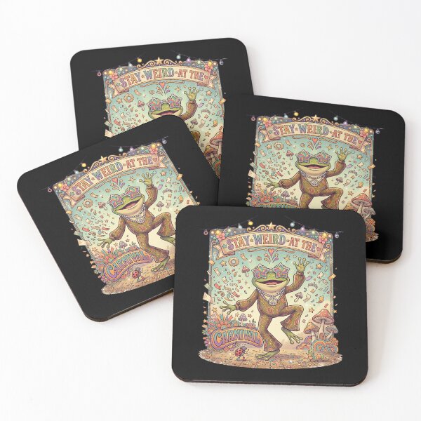 Item preview, Funny Funky Frog Carnival Retro Festival Meme Animal Gift designed and sold by Im-Ara.