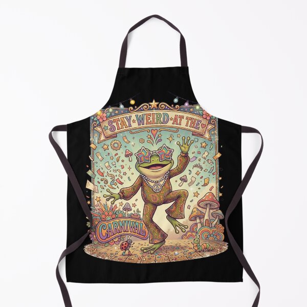 Item preview, Funny Funky Frog Carnival Retro Festival Meme Animal Gift designed and sold by Im-Ara.