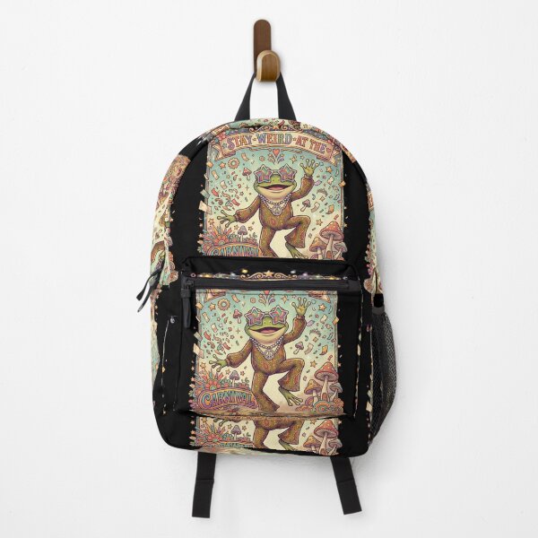 Item preview, Funny Funky Frog Carnival Retro Festival Meme Animal Gift designed and sold by Im-Ara.