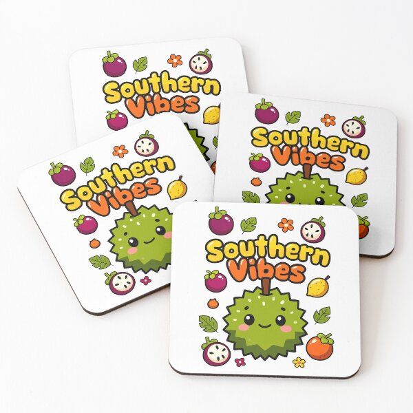 Item preview, Southern Vibes Kawaii Durian Fruit Cute Summer Cartoon designed and sold by ARIN2550.