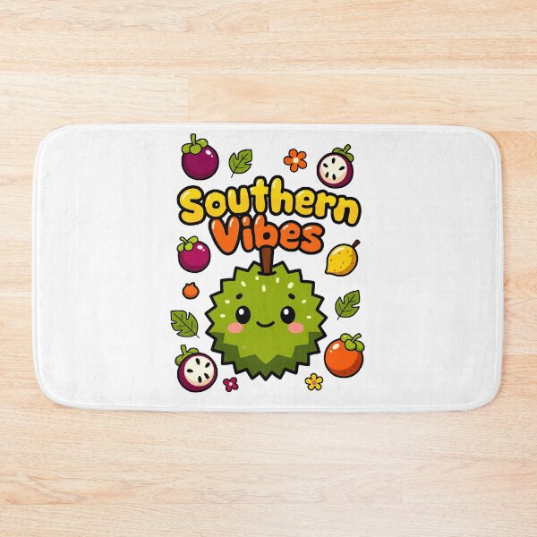 Item preview, Southern Vibes Kawaii Durian Fruit Cute Summer Cartoon designed and sold by ARIN2550.