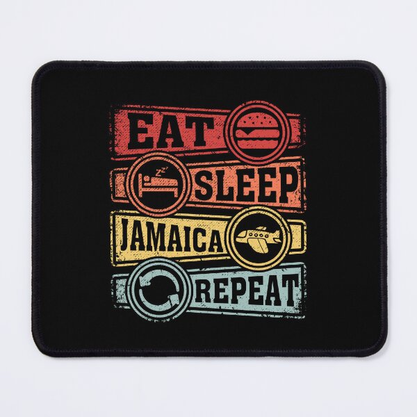 Item preview, Eat Sleep Jamaica Repeat designed and sold by GabbyKash.