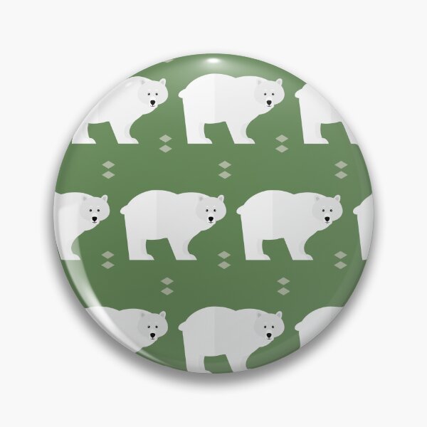 Item preview, Polar bears on green designed and sold by reneesillus.