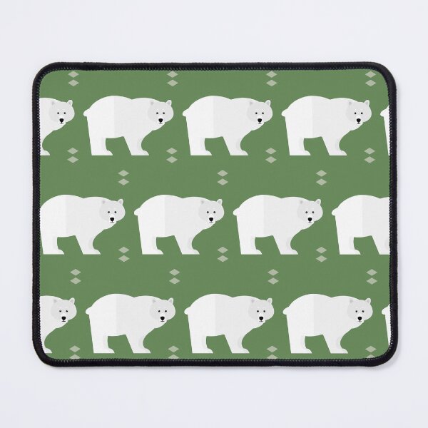 Item preview, Polar bears on green designed and sold by reneesillus.