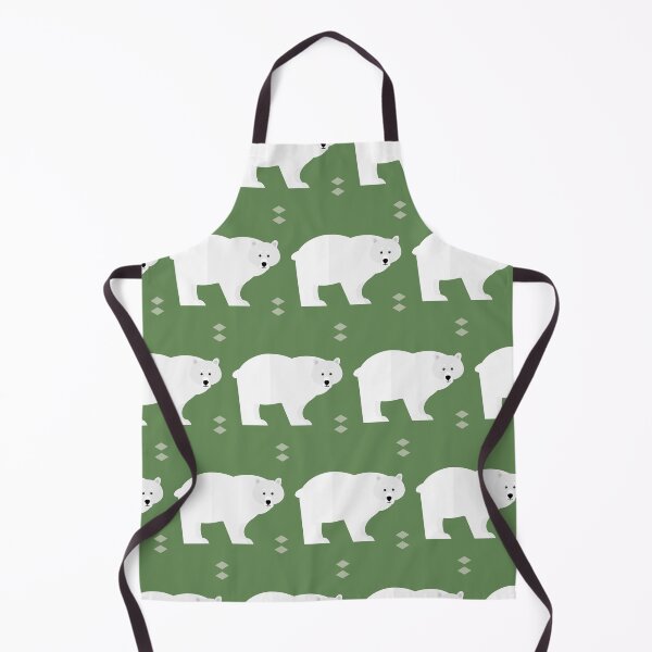Item preview, Polar bears on green designed and sold by reneesillus.