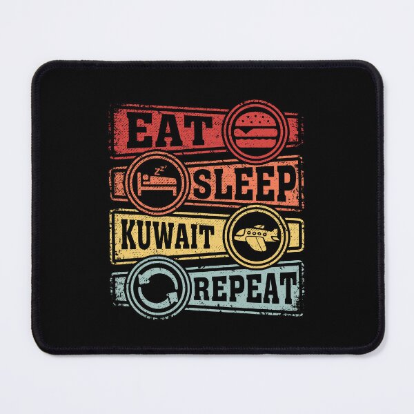 Item preview, Eat Sleep Kuwait Repeat designed and sold by GabbyKash.