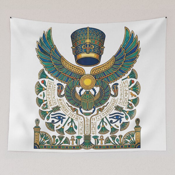 Item preview, Ultimate Ancient Egyptian Mythology Collection - Vintage Royal Khepresh Crown Talisman, Cyberpunk Nile & Sci-Fi Cosmic Pharaoh Graphics Bundle designed and sold by Queen Cleopatra.