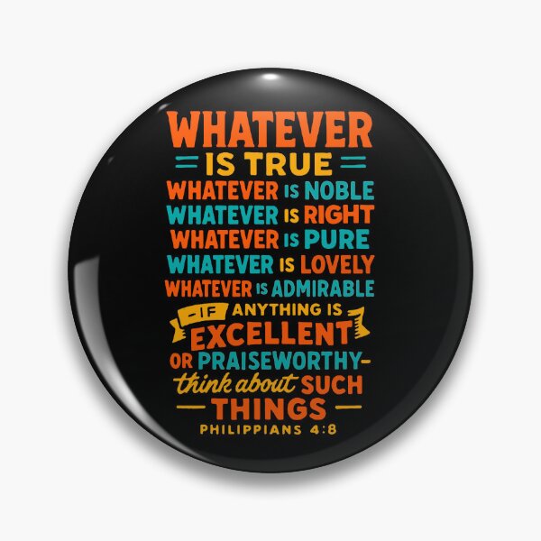 Item preview, Philippians 4:8 Think About Excellent or Praiseworthy Things designed and sold by plushism.