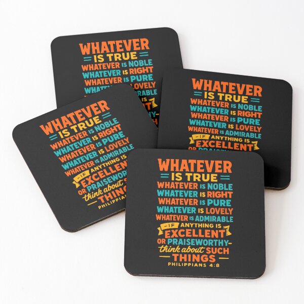 Item preview, Philippians 4:8 Think About Excellent or Praiseworthy Things designed and sold by plushism.