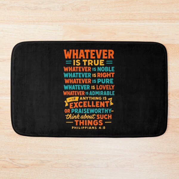 Item preview, Philippians 4:8 Think About Excellent or Praiseworthy Things designed and sold by plushism.