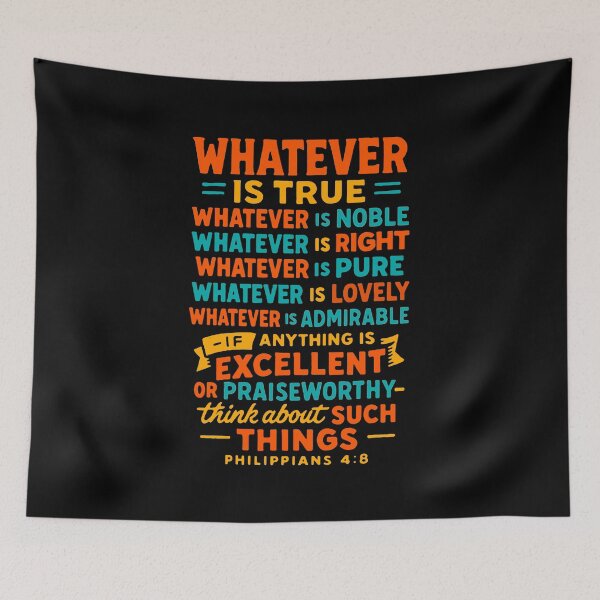 Item preview, Philippians 4:8 Think About Excellent or Praiseworthy Things designed and sold by plushism.