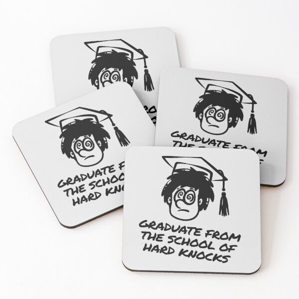 Item preview, Amusing Graduate from the School of Hard Knocks. designed and sold by MPC-Mince-Pies.
