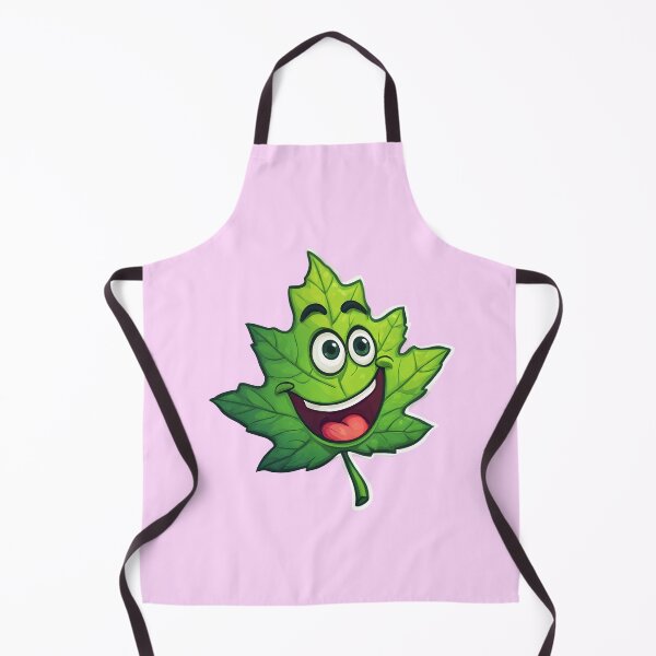 Item preview, Cheerful Spring Maple Leaf Character designed and sold by NatalyArtStudio.