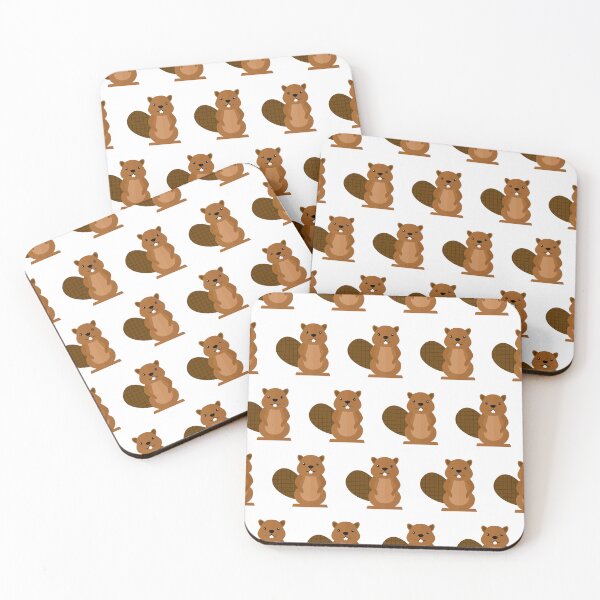 Item preview, Beavers on white designed and sold by reneesillus.