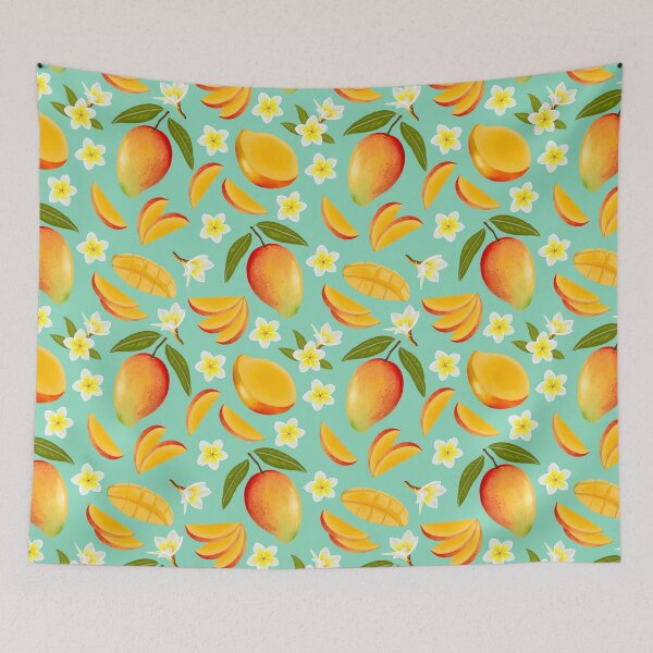Item preview, Mango and Frangipani Summer designed and sold by Caitie-M.