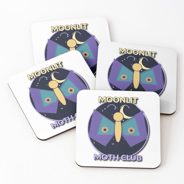 Item preview, Moonlit Moth Club designed and sold by Cozy Oddities Studio.
