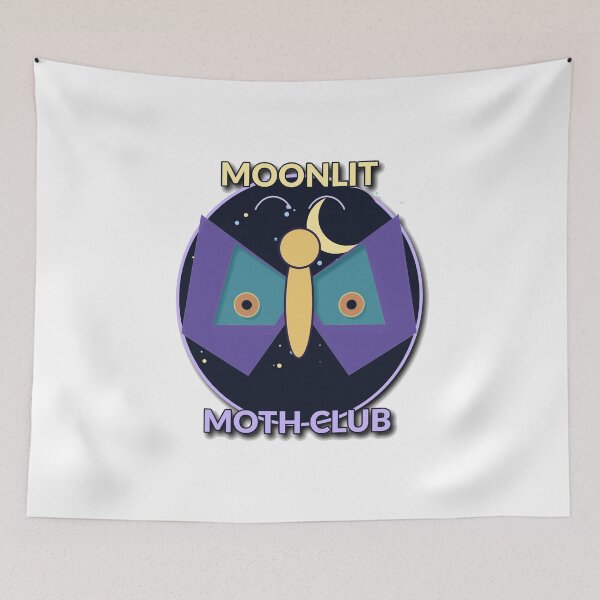 Item preview, Moonlit Moth Club designed and sold by Cozy Oddities Studio.