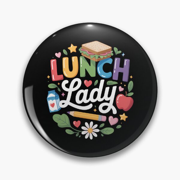 Item preview, Colorful Lunch Lady Appreciation Back to School designed and sold by sailorjessiArt.