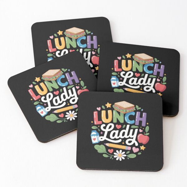 Item preview, Colorful Lunch Lady Appreciation Back to School designed and sold by sailorjessiArt.