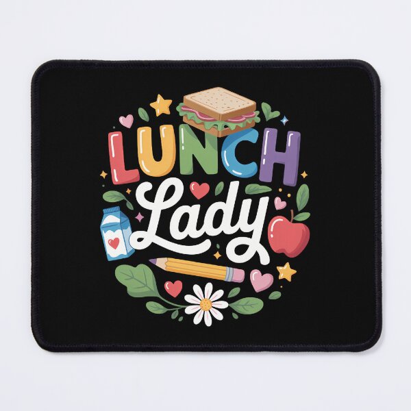 Item preview, Colorful Lunch Lady Appreciation Back to School designed and sold by sailorjessiArt.