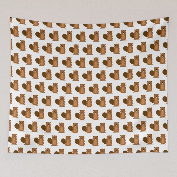 Item preview, Beavers on white designed and sold by reneesillus.